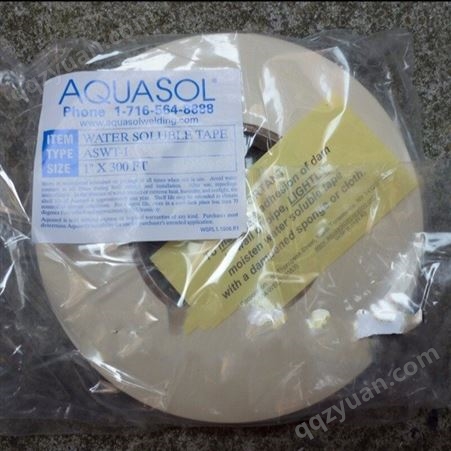 美国进口 立可溶 AQUASOL ASW-35/R-9 230mm50m 水溶纸 水溶胶带 易溶纸 管道氩弧焊接