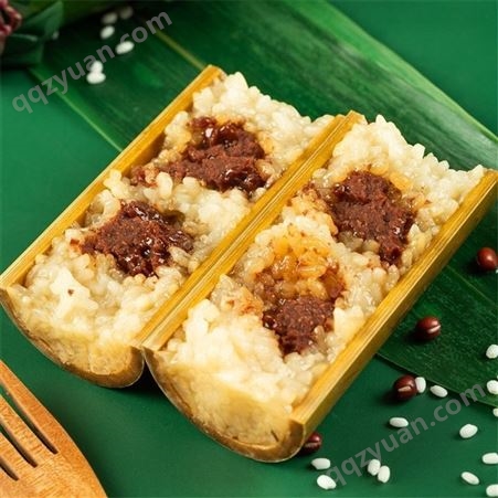 红糖豆沙竹筒粽子甜粽子批发端午节特产粽子