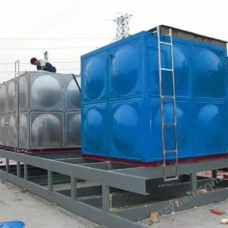 方形立式不锈钢水箱 地埋组合式蓄水罐 专业生产水处理设备