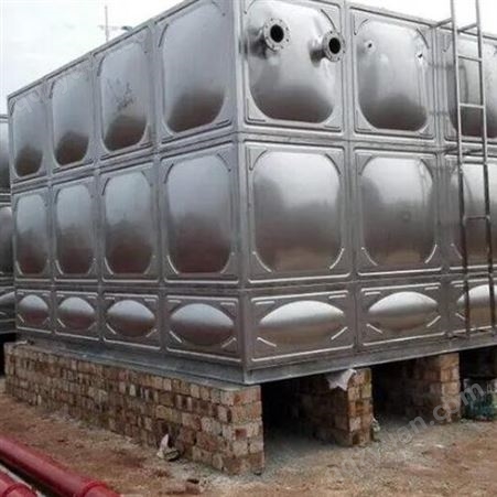 不锈钢保温方形水箱 立式圆形消防水槽 家用组合储水设备