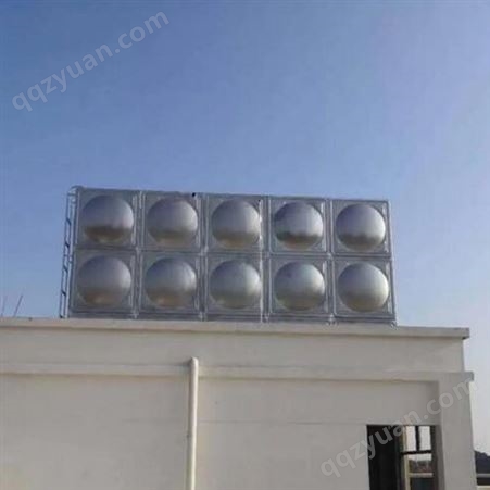 不锈钢家用圆形水箱 组装式消防水罐 SMC模压水塔板定制