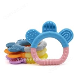 手掌硅胶牙胶婴儿磨牙器母婴用品固齿器磨牙胶宝宝