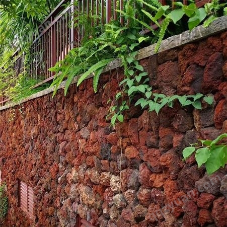 尚融 低密度 耐酸碱 降噪 墙面用 红色 火山石 自然面