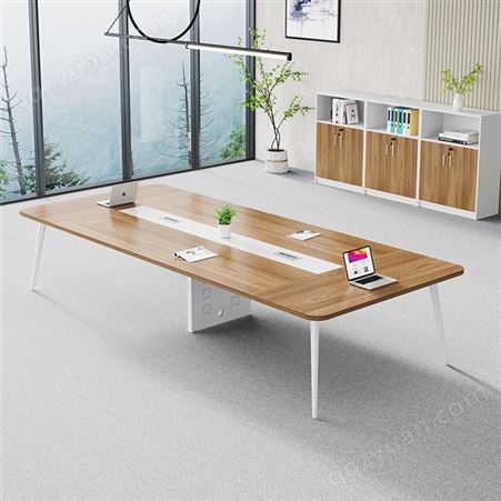 英松 办公家具烤漆长方形办公桌椅组合 支持定制 免费设计