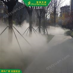 茂名庭院冷雾机安装公司 智能雾化喷淋系统 智易天成