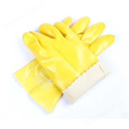 劳保用品 浸塑手套 耐酸碱 防油防水 PVC加厚
