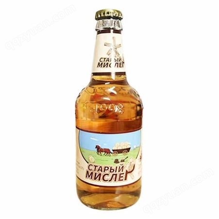 俄罗斯进口米勒瓶装啤酒450ml*12瓶 整箱精酿小麦