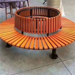 定制各种尺寸规格树围椅方形围树凳多边形靠背座椅