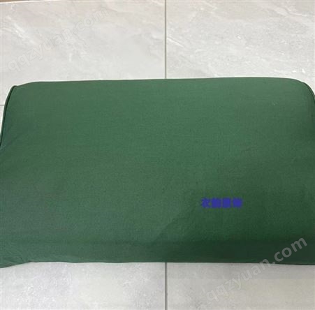 厂家批发硬质棉定型高低枕头 陆空军绿宿舍训练枕芯