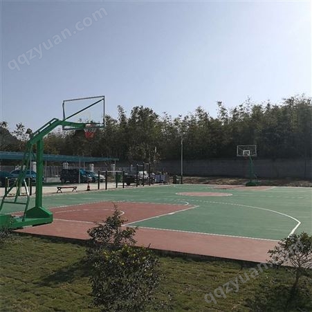 惠州市篮球场施工公司羽毛球场网球场地面丙烯酸硅PU施工公司