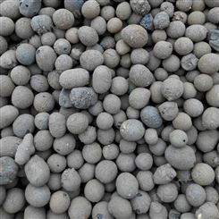 回填陶粒公司供应建筑陶粒1-3cm园艺建筑使用 石开红色陶球黑色陶粒