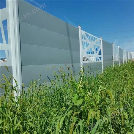安顺道路施工围挡护栏PVC工地小草绿泡沫夹心挡板临时彩钢板