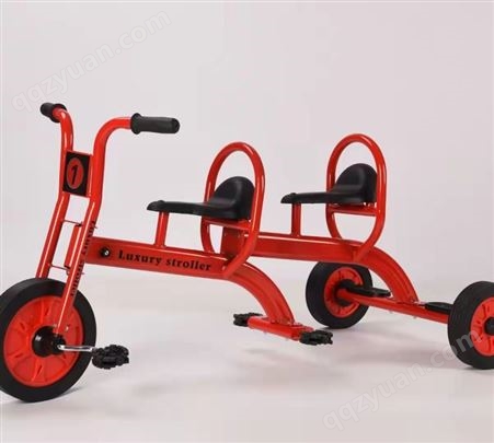 幼儿园儿童三轮车多人脚踏车双人脚行车可带人户外平衡滑板玩具车