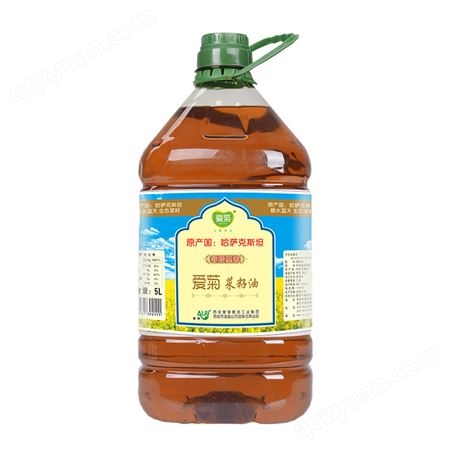 爱菊 5L哈萨克斯坦进口二级菜籽油 纯压榨 食用油批发