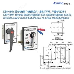 DSN-BMY反向电磁锁(电磁锁反向，通电打不开，不通电可打开)