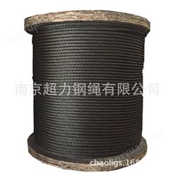 一般用途钢丝绳 软丝油绳 6*37+FC-15m光面涂油钢丝绳起重 起力钢丝绳