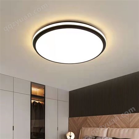 简约大气单层超薄长方形现代套装LED吸顶灯圆形卧室灯全屋套餐