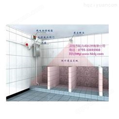 和力成学校沟槽厕所高挂感应水箱 沟槽大便感应节水器
