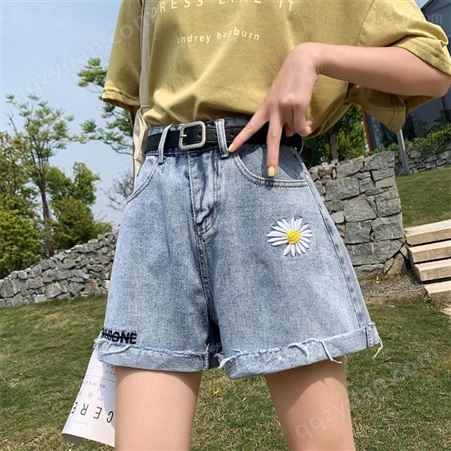 尾货牛仔裤 便宜夏季女士短裤 韩版女装工厂库存货源