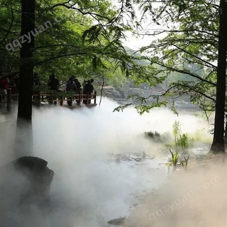 高压喷雾设备 园林景观高压喷雾 景观造雾效果