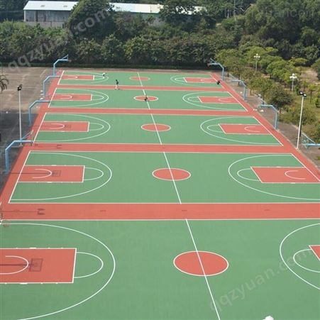 武汉硅PU篮球场 塑胶球场施工 硅pu篮球场厂家 湖北塑胶篮球场报价 泰立