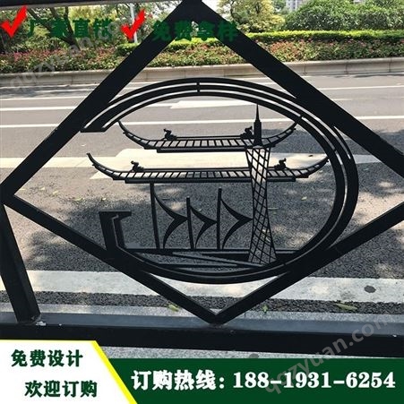 汕头马路交通围栏-文昌道路防撞护栏-公路防护隔离栏